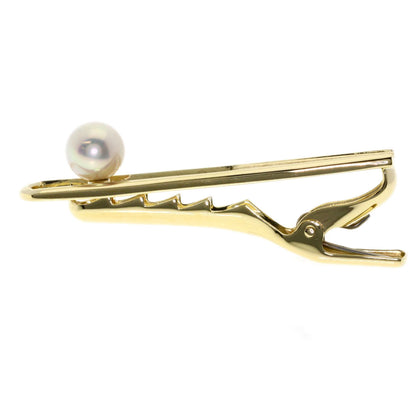 MIKIMOTO Pearl Pearl Tie pin K14 Yellow Gold mens [Used]