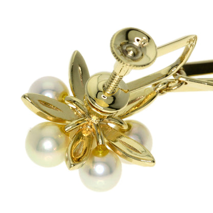 MIKIMOTO Pearl Pearl Earring K14 Yellow Gold Ladies [Used]