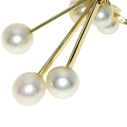 MIKIMOTO Pearl Pearl Earring K14 Yellow Gold Ladies [Used]