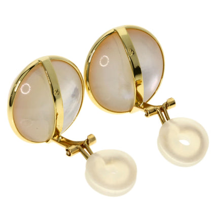 TASAKI Mabe Pearl Pearl Earring K18 Yellow Gold Ladies [Used]