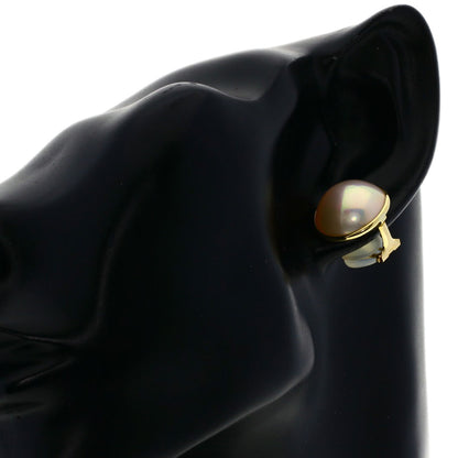 TASAKI Mabe Pearl Pearl Earring K18 Yellow Gold Ladies [Used]