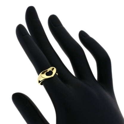 TIFFANY&Co. Open heart Ring K18 Yellow Gold Ladies [Used]