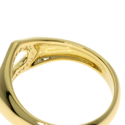 TIFFANY&Co. Open heart Ring K18 Yellow Gold Ladies [Used]