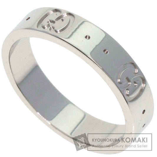 GUCCI Icon # 9 Ring K18 White Gold Ladies [Used]