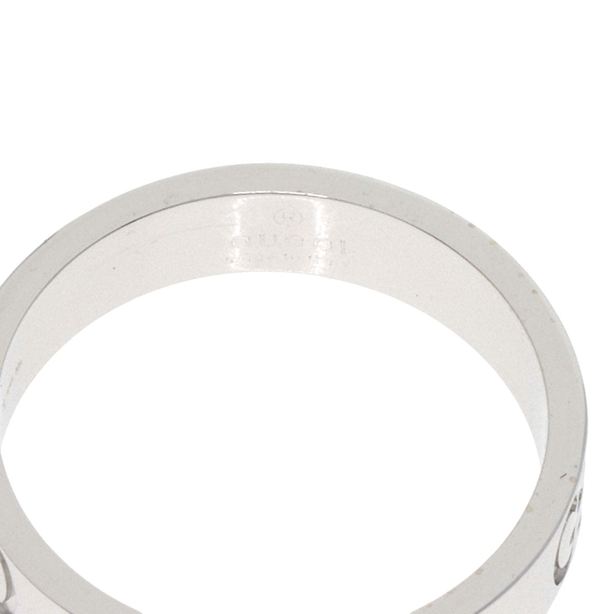 GUCCI Icon # 9 Ring K18 White Gold Ladies [Used]