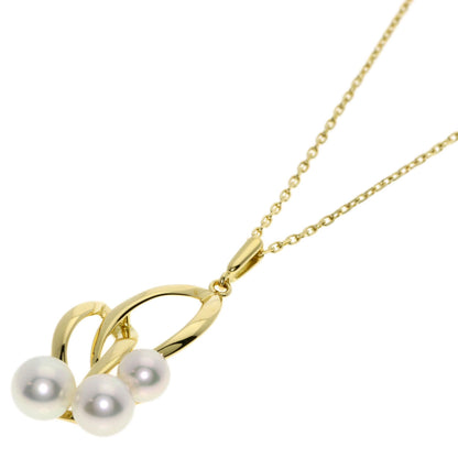 MIKIMOTO Reef Pearl Pearl Necklace K18 Yellow Gold Ladies [Used]