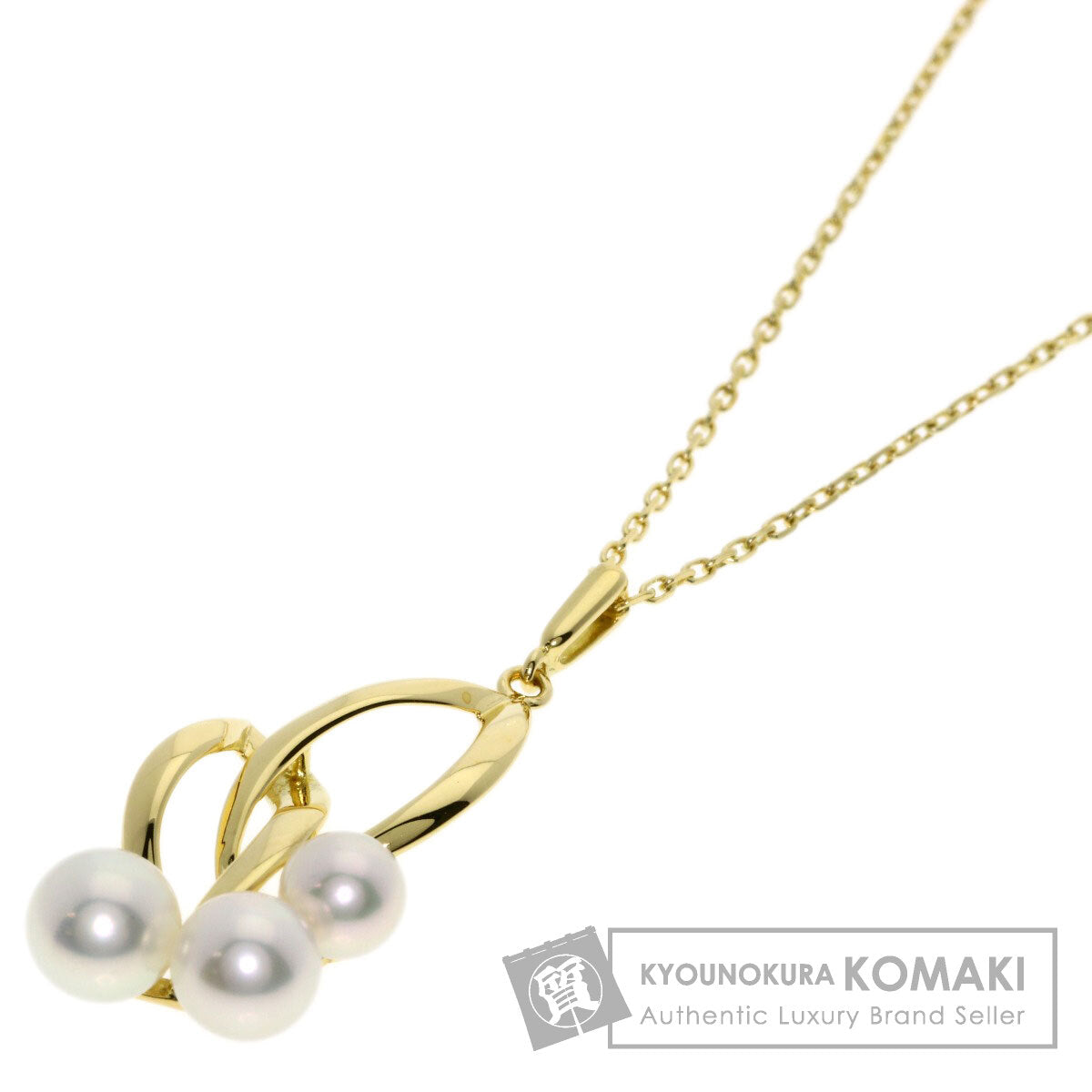 MIKIMOTO Reef Pearl Pearl Necklace K18 Yellow Gold Ladies [Used]
