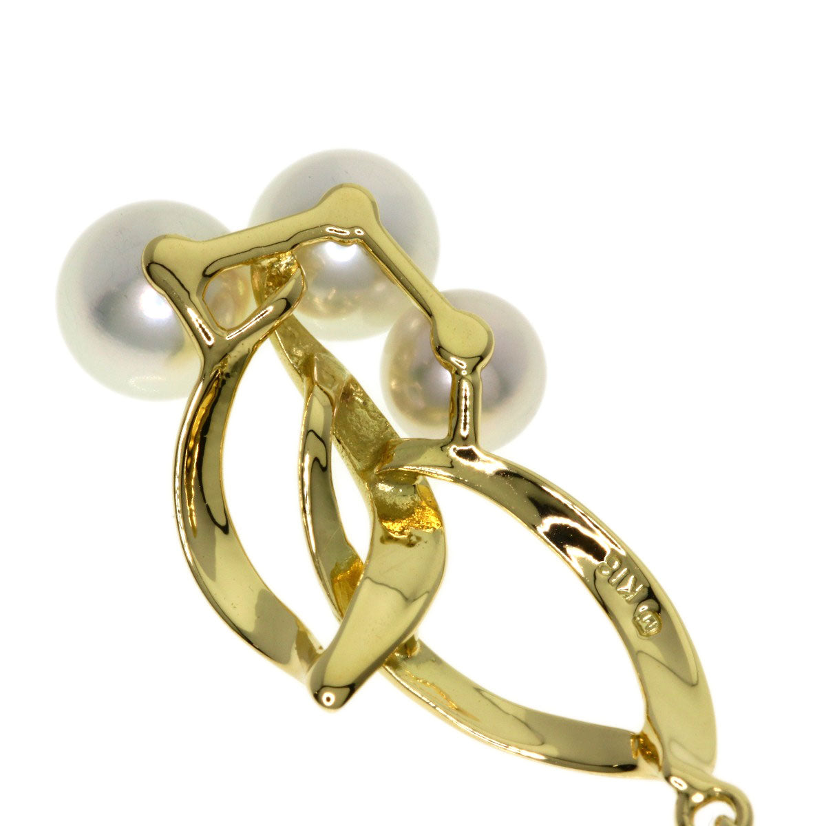 MIKIMOTO Reef Pearl Pearl Necklace K18 Yellow Gold Ladies [Used]