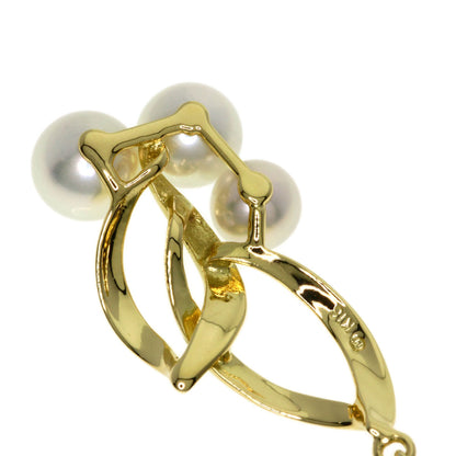 MIKIMOTO Reef Pearl Pearl Necklace K18 Yellow Gold Ladies [Used]