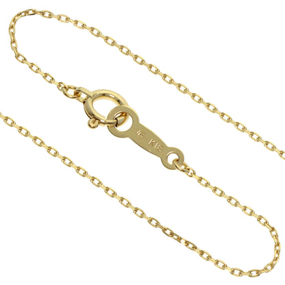 MIKIMOTO Pearl Pearl 1P Diamond Necklace K18 Yellow Gold Ladies [Used]