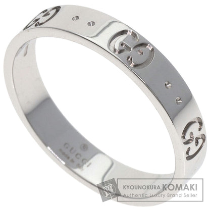 GUCCI Icon # 21 Ring K18 White Gold mens [Used]