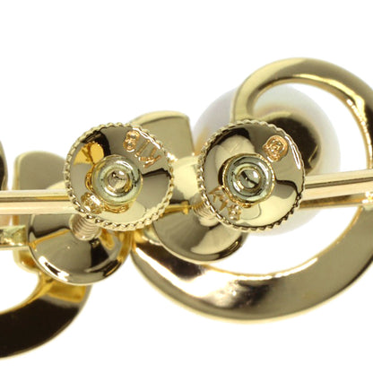 MIKIMOTO Pearl Pearl Earring K18 Yellow Gold Ladies [Used]