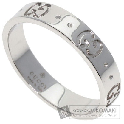 GUCCI Icon #14 Ring K18 White Gold Ladies [Used]