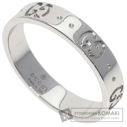 GUCCI Icon #14 Ring K18 White Gold Ladies [Used]