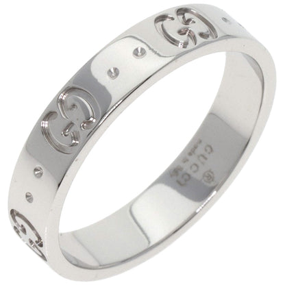GUCCI Icon #14 Ring K18 White Gold Ladies [Used]