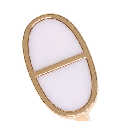 HERMES Verso #50 Ring K18 Pink Gold Ladies [Used]