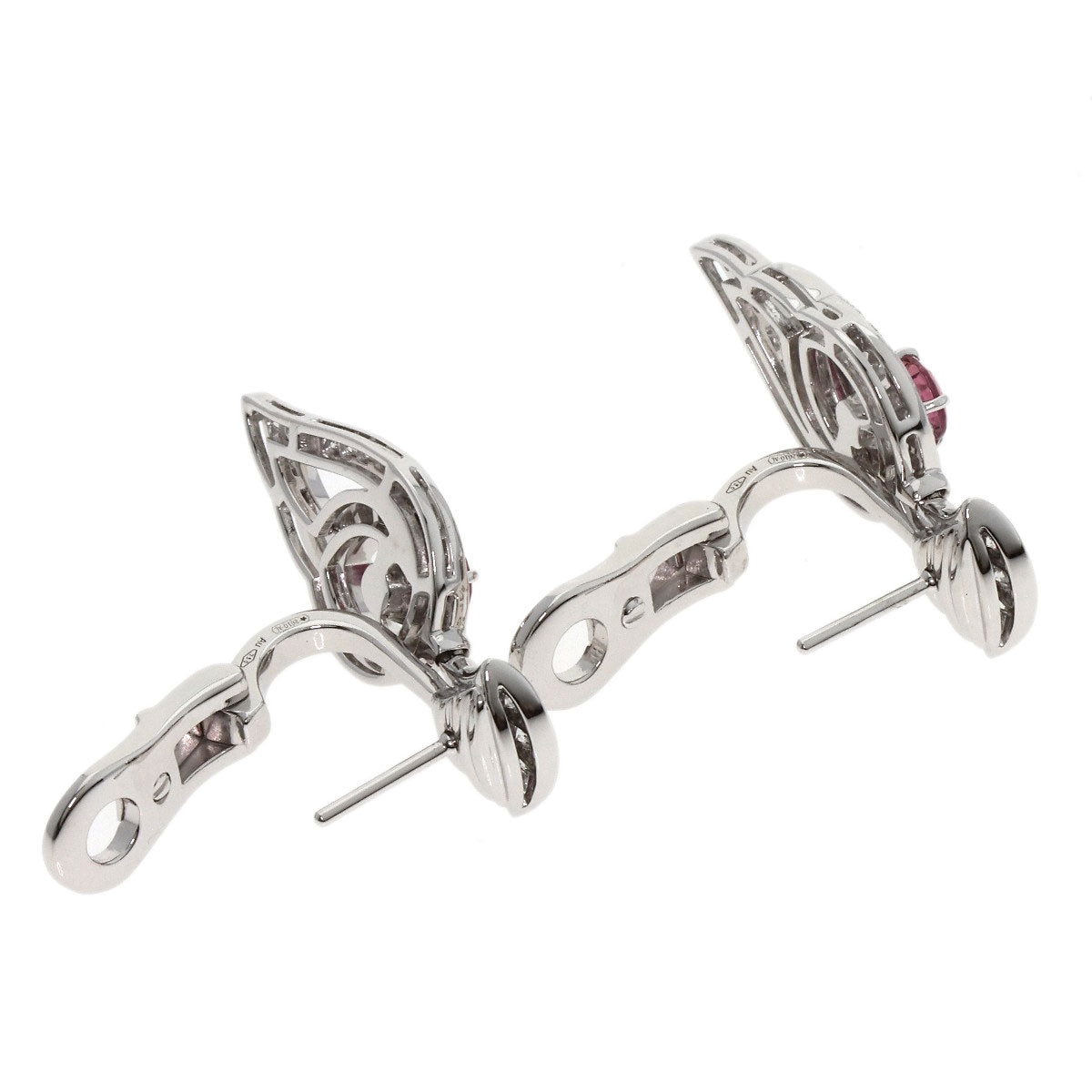 BVLGARI Diva Dream Tourmaline Diamond earring K18 White Gold Ladies [Used]