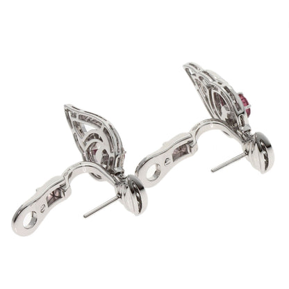 BVLGARI Diva Dream Tourmaline Diamond earring K18 White Gold Ladies [Used]