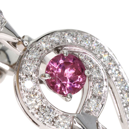 BVLGARI Diva Dream Tourmaline Diamond earring K18 White Gold Ladies [Used]