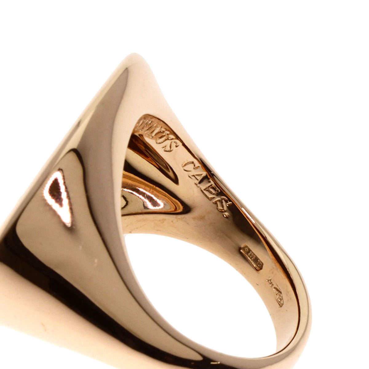 BVLGARI Motene Coin Ring K18 Pink Gold Ladies [Used]