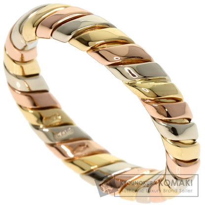 BVLGARI Tubogas Ring K18 Yellow Gold K18 White GoldLadies [Used]
