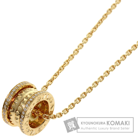 BVLGARI B.zero1 Rock Diamond Necklace K18 Yellow Gold Ladies [Used]