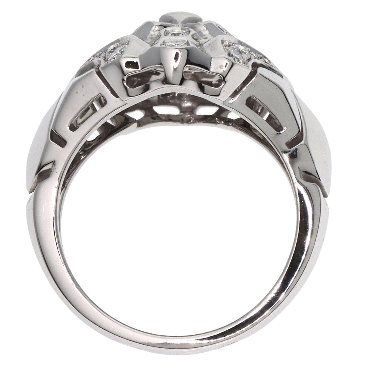 CHANEL Diamond Ring K18 White Gold Ladies [Used]