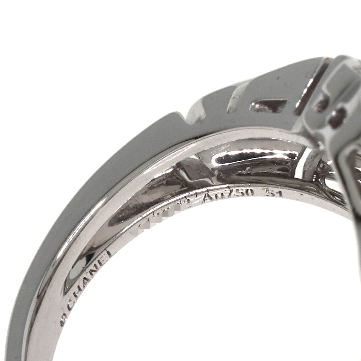 CHANEL Diamond Ring K18 White Gold Ladies [Used]