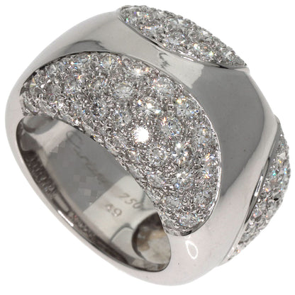 CARTIER Nouvelle Vague Diamond #49 Ring K18 White Gold Ladies [Used]