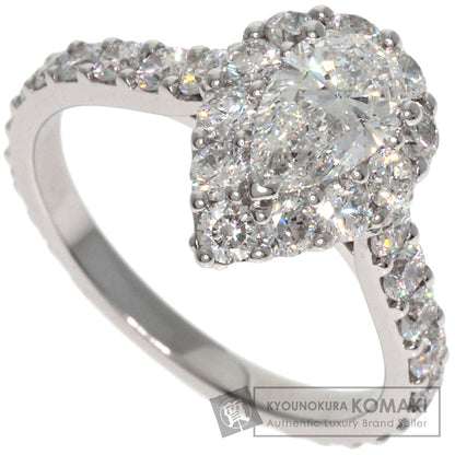 GRAFF Pair Shape Diamond Ring K18 White Gold Ladies [Used]