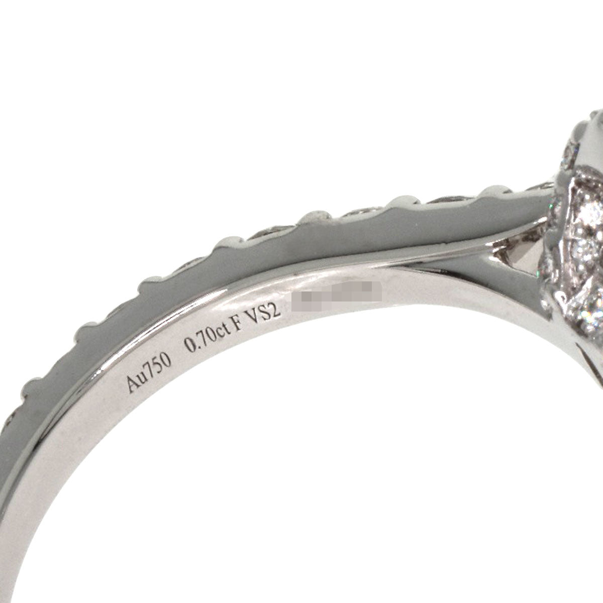 GRAFF Pair Shape Diamond Ring K18 White Gold Ladies [Used]