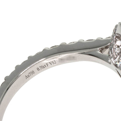 GRAFF Pair Shape Diamond Ring K18 White Gold Ladies [Used]