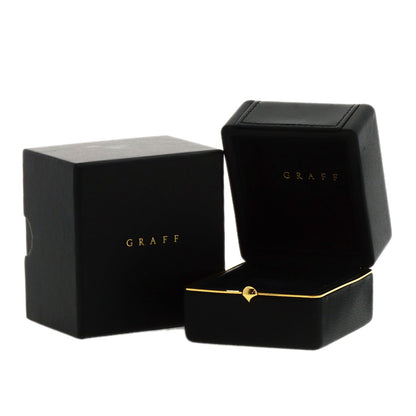 GRAFF Pair Shape Diamond Ring K18 White Gold Ladies [Used]