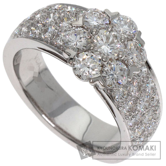 Van Cleef & Arpels Fleurette Diamond Ring K18 White Gold Ladies [Used]