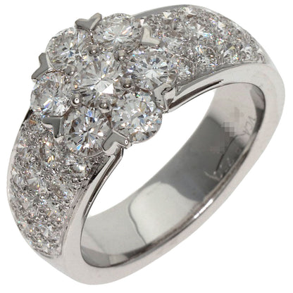 Van Cleef & Arpels Fleurette Diamond Ring K18 White Gold Ladies [Used]