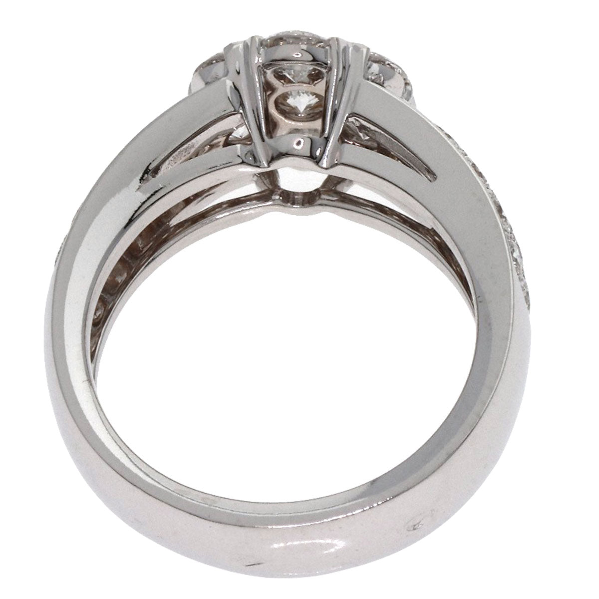 Van Cleef & Arpels Fleurette Diamond Ring K18 White Gold Ladies [Used]