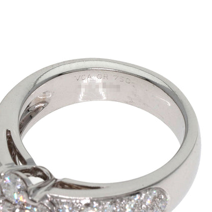 Van Cleef & Arpels Fleurette Diamond Ring K18 White Gold Ladies [Used]