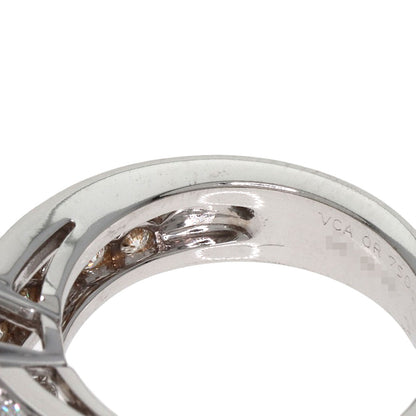 Van Cleef & Arpels Fleurette Diamond Ring K18 White Gold Ladies [Used]