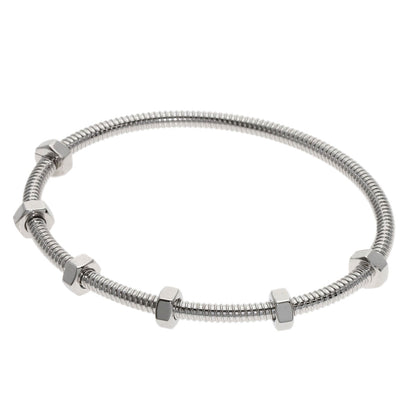 CARTIER Ecru de Cartier #18 Bracelet K18 White Gold Ladies [Used]