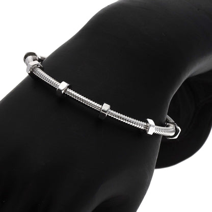 CARTIER Ecru de Cartier #18 Bracelet K18 White Gold Ladies [Used]