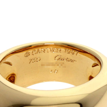 CARTIER Nouvelle Vague #48 Ring K18 Yellow Gold Ladies [Used]
