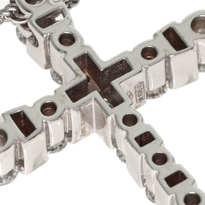 Damiani Belle Epoque Crown Diamond Necklace K18 White Gold Ladies [Used]