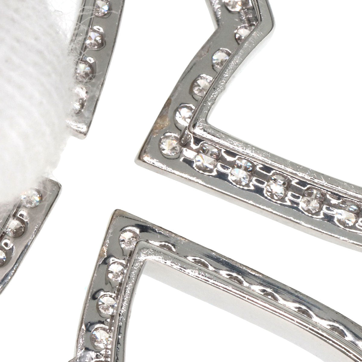 Damiani Belle Epoque Crown Diamond Necklace K18 White Gold Ladies [Used]