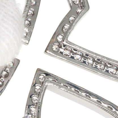 Damiani Belle Epoque Crown Diamond Necklace K18 White Gold Ladies [Used]