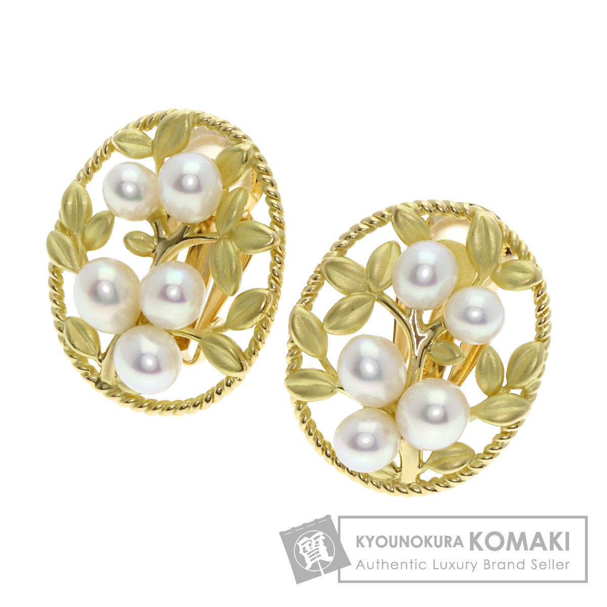 TASAKI Pearl Pearl Earring K18 Yellow Gold Ladies [Used]