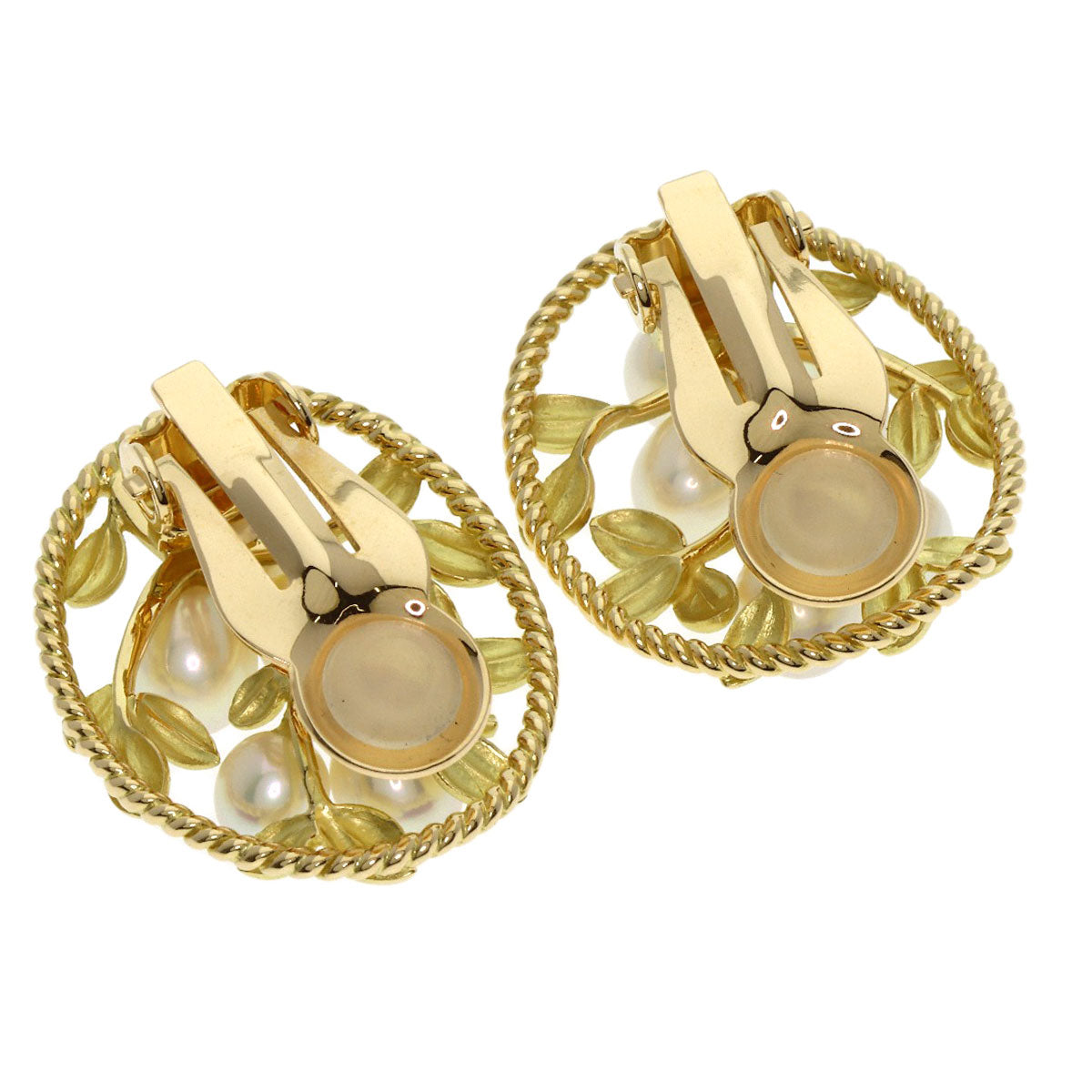 TASAKI Pearl Pearl Earring K18 Yellow Gold Ladies [Used]