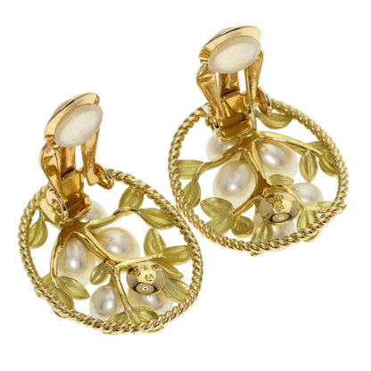 TASAKI Pearl Pearl Earring K18 Yellow Gold Ladies [Used]
