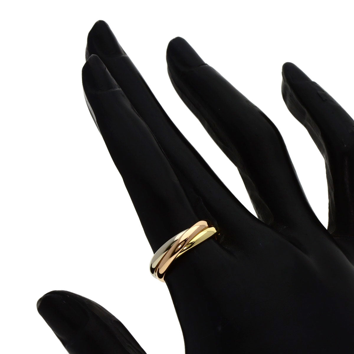 CARTIER Trinity SM #52 Ring K18 Yellow Gold K18 White GoldLadies [Used]