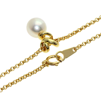 MIKIMOTO Pearl Pearl Necklace K18 Yellow Gold Ladies [Used]