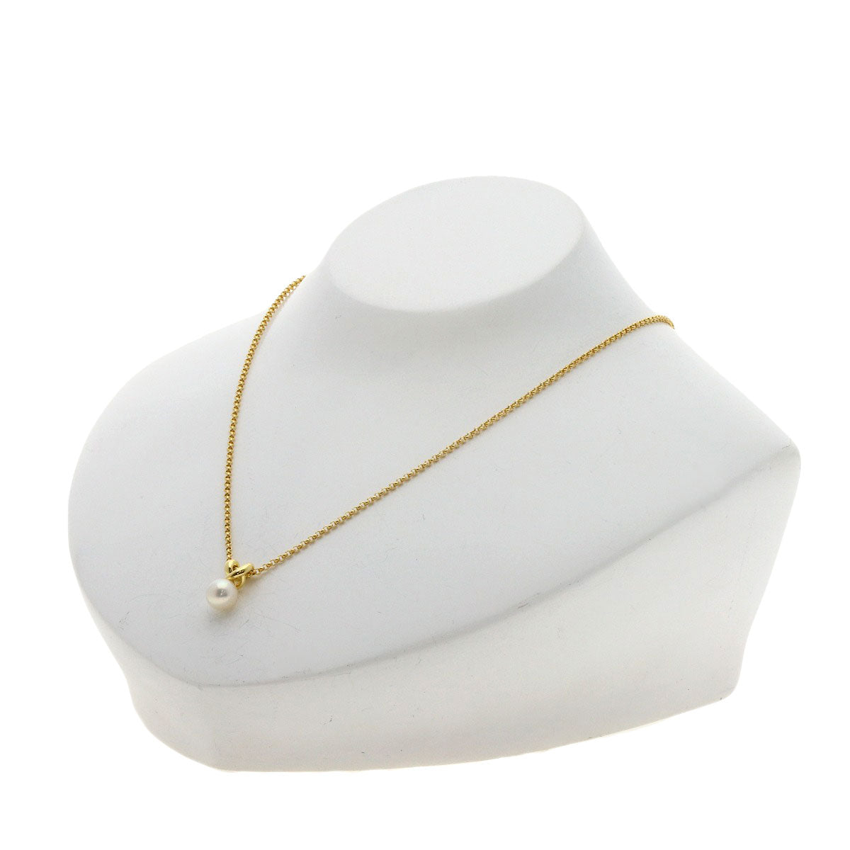 MIKIMOTO Pearl Pearl Necklace K18 Yellow Gold Ladies [Used]